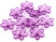 Kwiatki akrylowe 26mm fioletowe