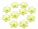 Kwiatki akrylowe 26mm zielone