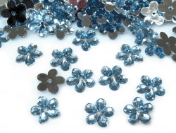 Kwiatki Akrylowe 12mm Błękitny