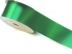 Wstążka satynowa 40mm - zielona