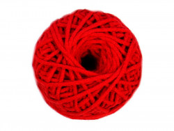 Sznurek bawełniany 2mm czerwony