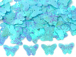 Cekiny motylki błękitne