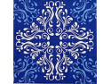 Serwetki Decoupage - Niebieskie ornamenty