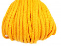 Sznurek bawełniany 5mm żółty 50m