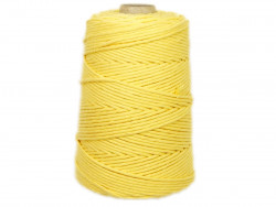 sznurek bawełniany 3mm żółty blond 200m