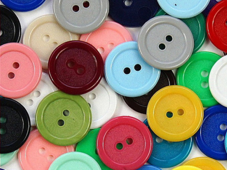 guziki 20mm plastikowe 20szt miks kolorów