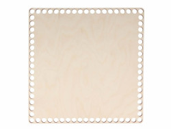 baza / dno ze sklejki 16x16cm z otworami 6mm