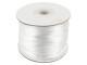 100m sznurek satynowy 1mm biały