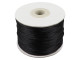 100m sznurek satynowy 1mm czarny