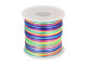 100m sznurek satynowy 1mm MULTICOLOR