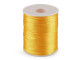 80-100m sznurek satynowy 1mm żółty