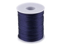 80-100m sznurek satynowy 1mm granatowy