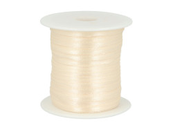 wstążka satynowa 3mm kremowa