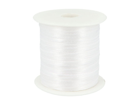 wstążka satynowa 3mm biała