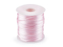 80-100m sznurek satynowy 1mm różowy jasny
