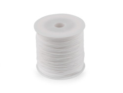 sznurek poliestrowy ok. 0,8mm biały 75-90m