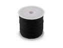 sznurek poliestrowy ok. 0,8mm czarny 75-90m